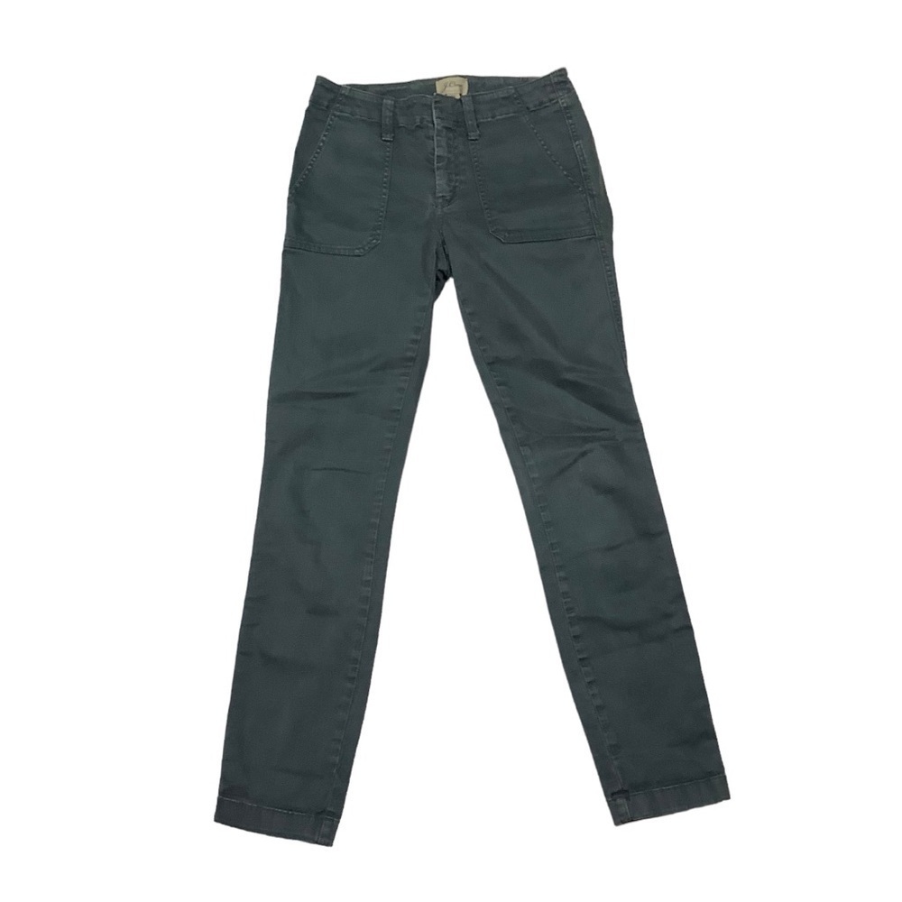 J Crew Pant Sz 24 Skinny Stretch Cargo Grey
